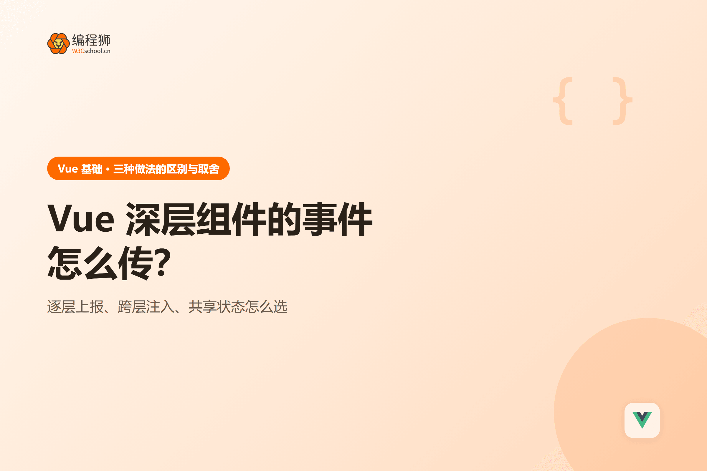 Vue 深层组件的事件怎么传？